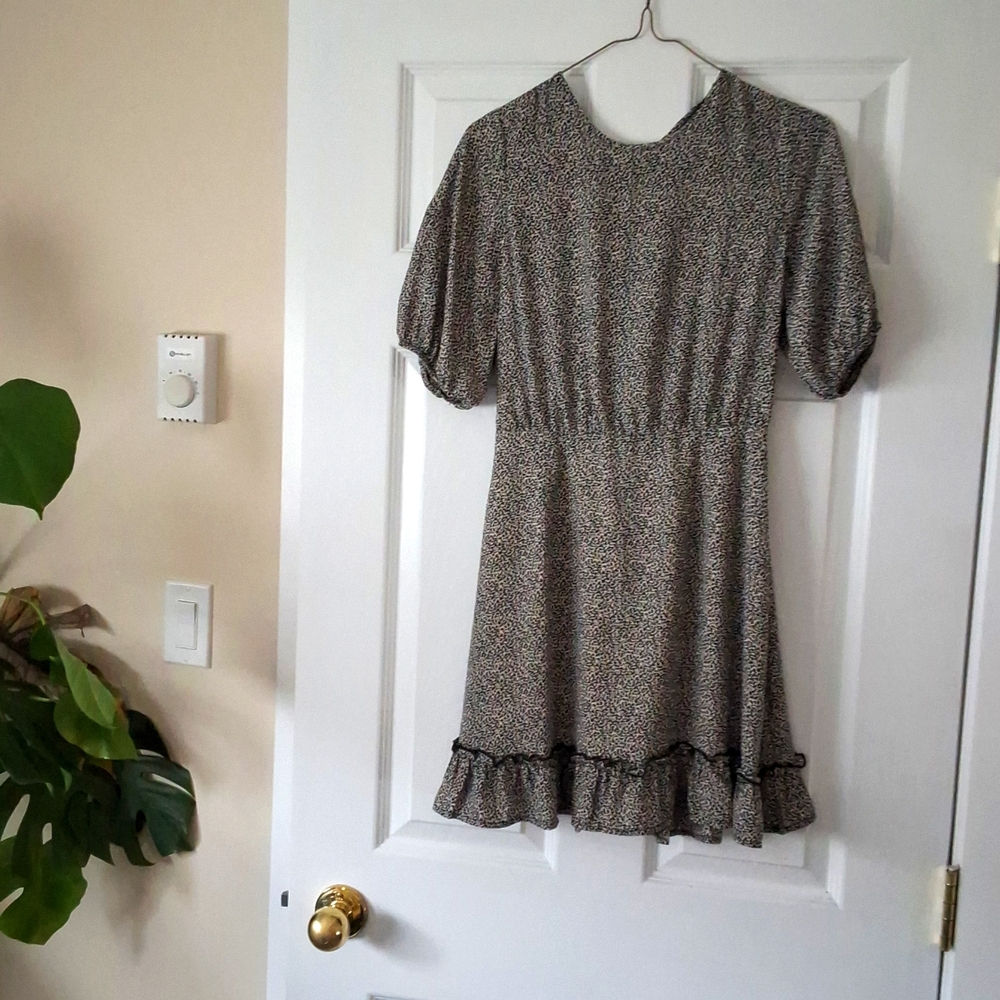 Printed Mini Dress